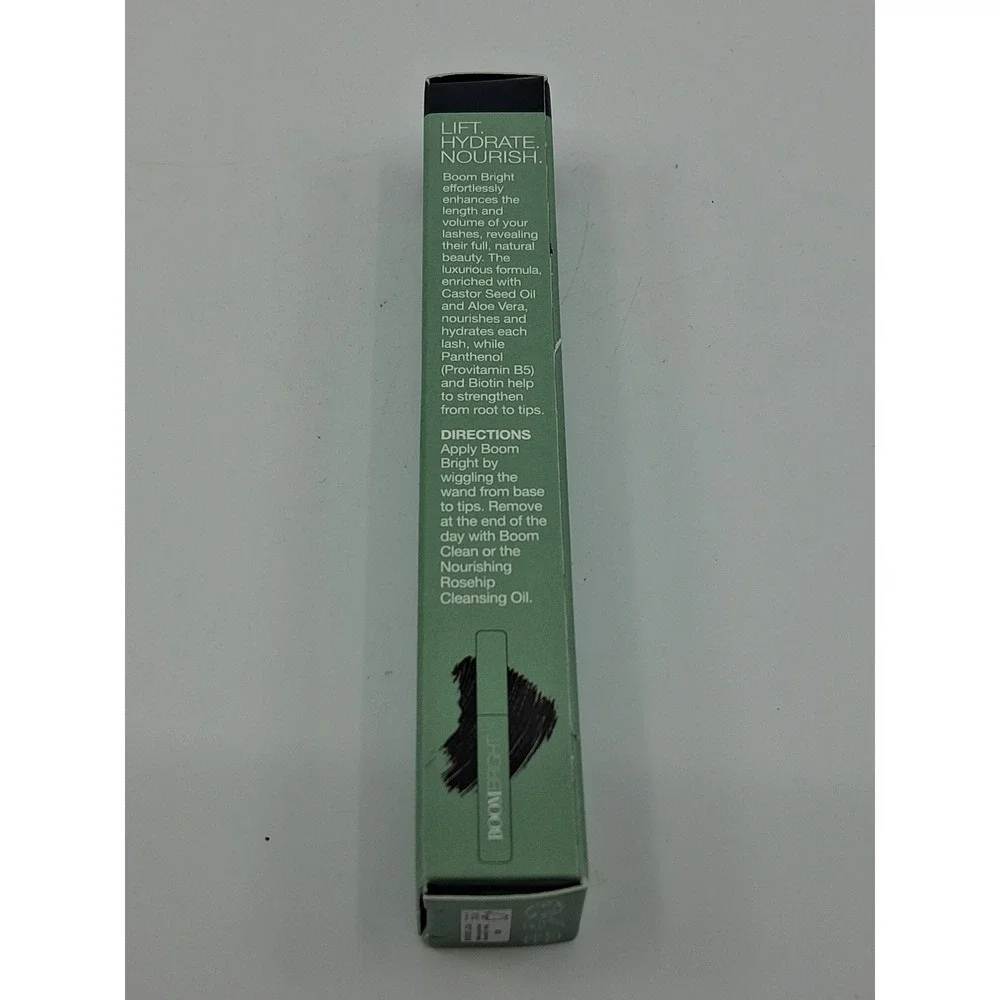 Boom‎ Beauty BoomBright Hydrating & Lengthening Mascara Black New Clean